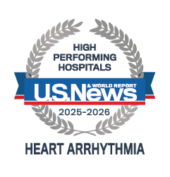 US News arryhthmia badge