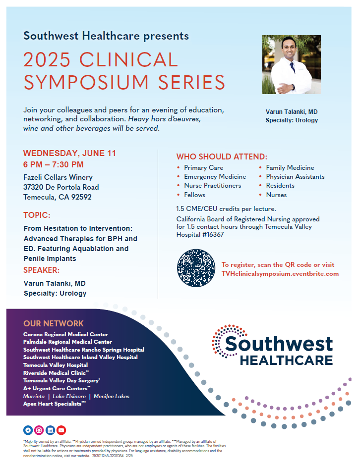 July 2025 clinical symposium graphic