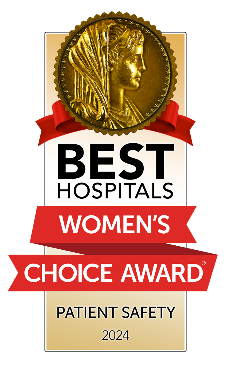 Premio Women's Choice al mejor hospital por su emblema de seguridad del paciente