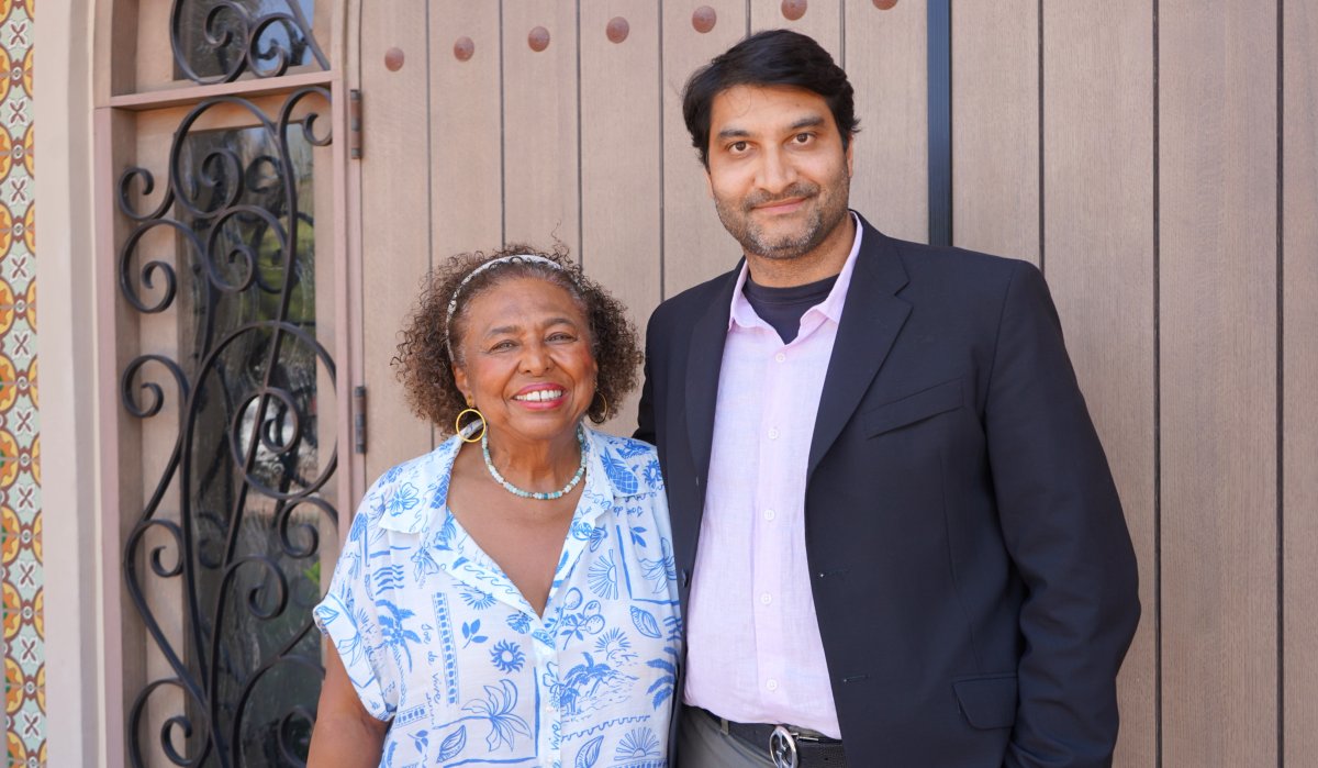 Yvonne Sanusi and Dr. Parekh