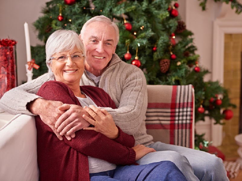 pareja de navidad