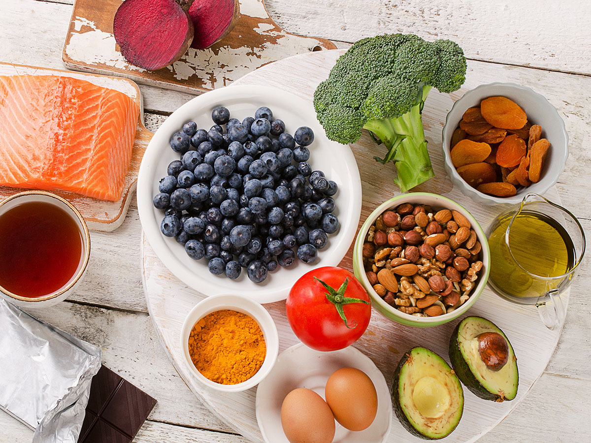 Alimentos que combaten la inflamación.