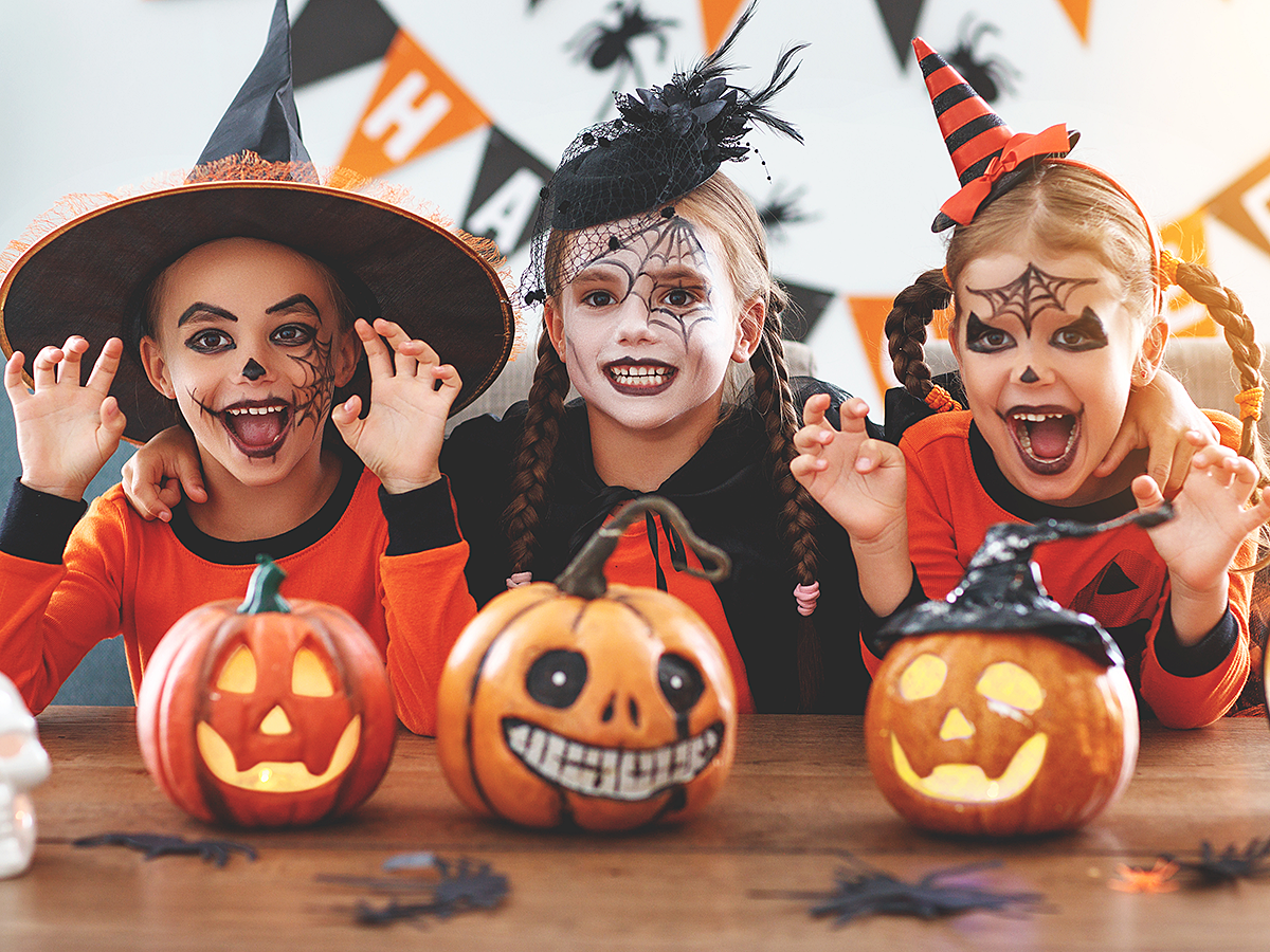 niños de halloween