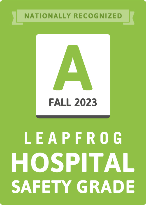 Leapfrog Hospital Safety Grade A Fall 23