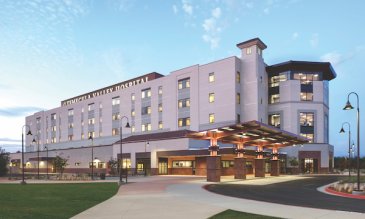 Exterior view of Temecula Valley Hospital