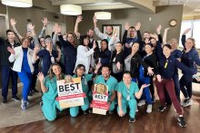 The stroke team at Temecula Valley Hospital receives the best hospitals for stroke care award