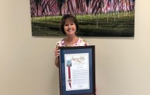 Temecula Valley Hospital’s CEO is honored as a Woman of Distinction for the 75th Assembly District