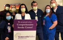 El Hospital del Valle de Temecula recibe la Certificación Integral del Centro de Accidentes Cerebrovasculares