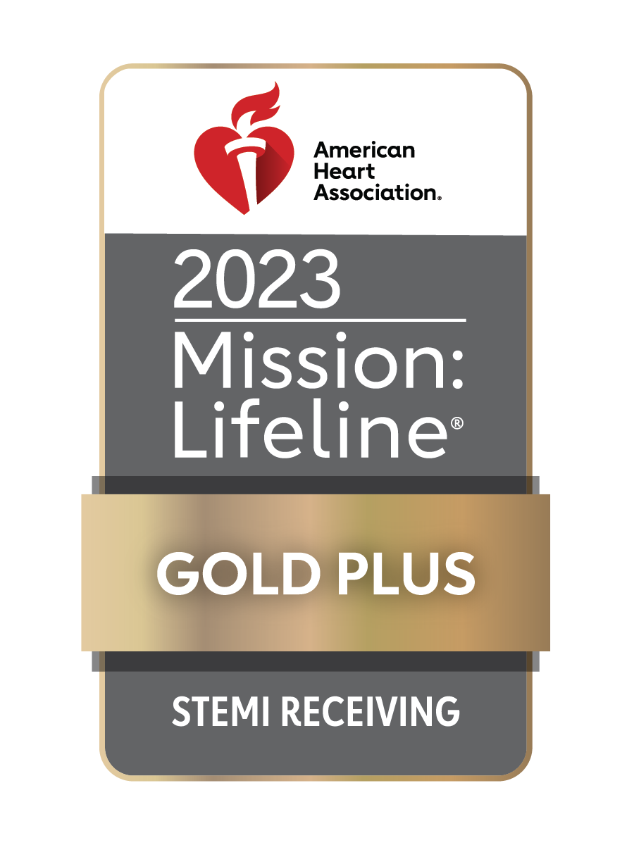 AHA 2023 Mission: Lifeline Gold Plus STEMI Receiving